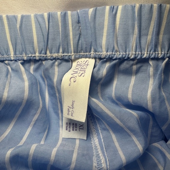 Stars Above Light Blue Striped Joggers - Picture 6 of 8